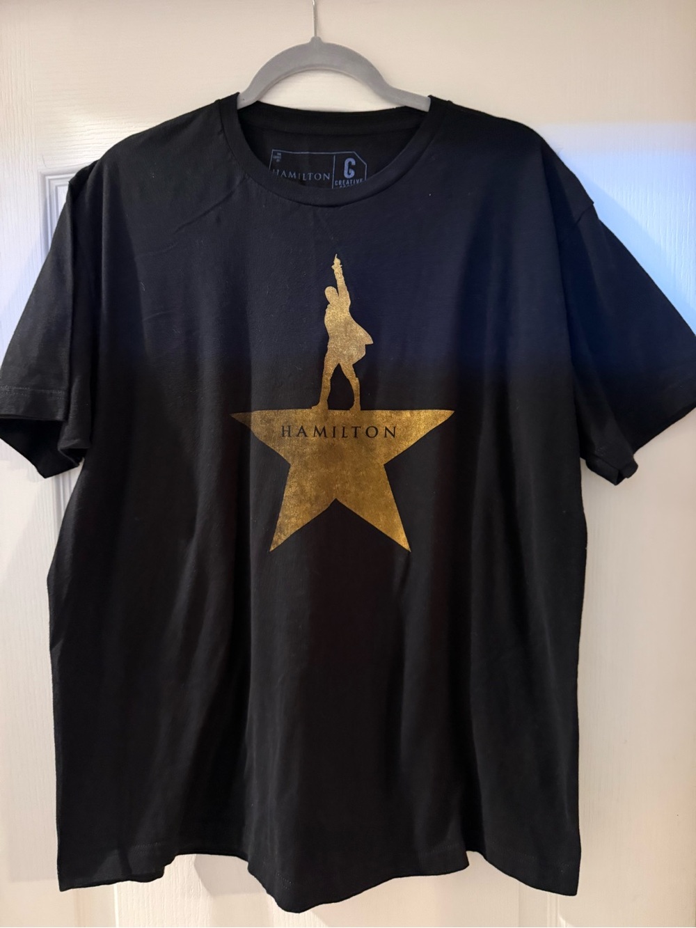Hamilton the Musical Broadway Black T-Shirt XL